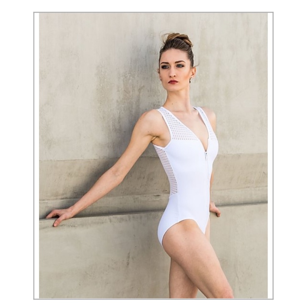 Jule Dancewear Pendeloque Dot Mesh Leotard